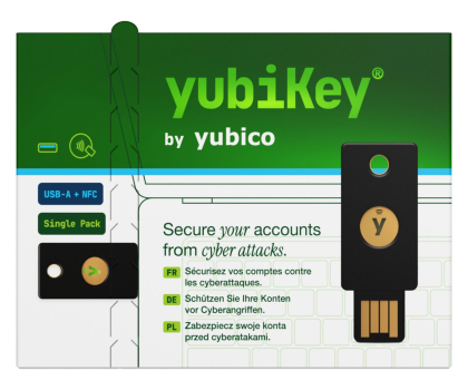 Klucz sprzętowy Yubico Yubikey 5 NFC - Retail 1 Pack
